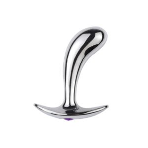 Curved P-Buttplug Metal - M - Violet