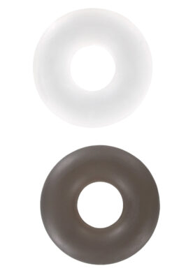 Stud Rings 2 pcs - CLEAR