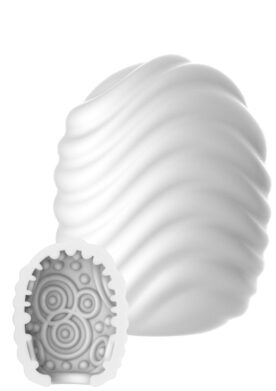 Mini Masturbator Wave - WHITE