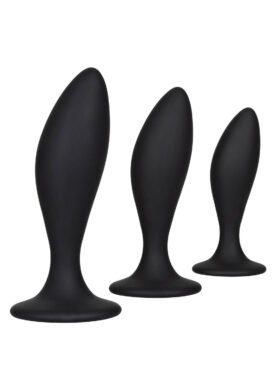 Silicone Anal Curve Kit - BLACK