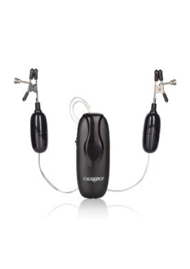 Vibrating Nipple Clamps - BLACK