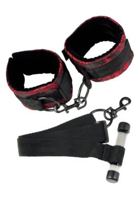 Scandal Over The Door Cuffs - BLACK