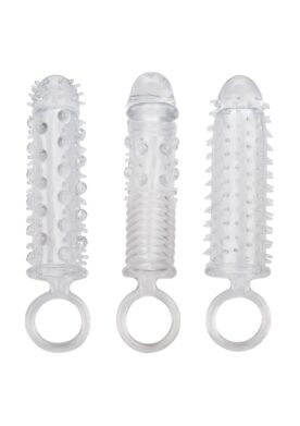 Textured Extension Set 3 pcs - CLEAR