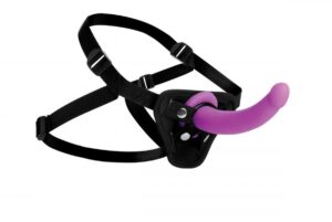 Strap U - Navigator Silicone G-Spot Dildo with Harness