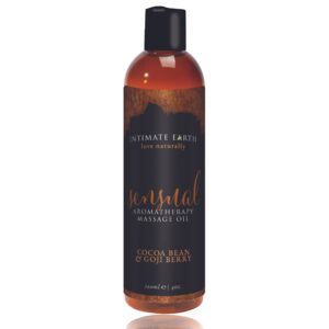 Intimate Earth - Sensual Massage Oil  Cocoa Bean And Goji Berry - 120 ml