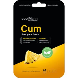 CoolMann - Cum Food Supplement - Pineapple 60 pcs