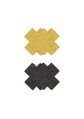 Pasties Glitter Cross 2 Pair