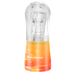 Clear Masturbator Orange