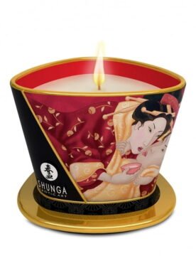 Sparkling Strawberry Wine Massage Candle 170ml