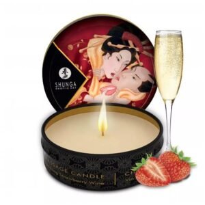 Sparkling Strawberry Wine Massage Candle 30ml