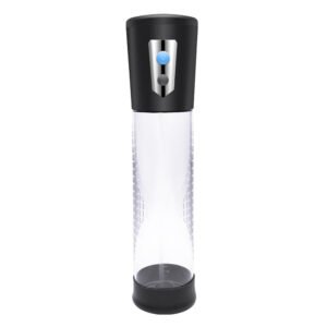 Automatic Penis Pump Black - Black/Clear