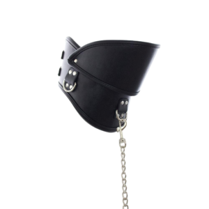 Collar with Face Mask Black