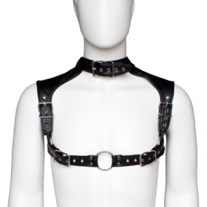 Adjustable Shoulder Belt Harness OS  Black