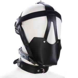 Facemask with Collar Black