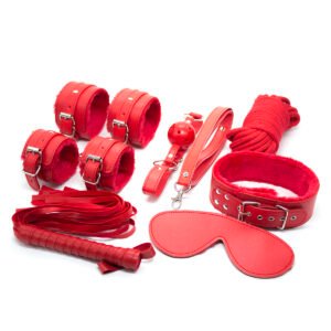 BDSM Plush Set F (8pcs) Red