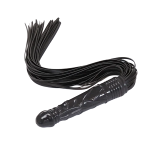 Dildo Handle Flogger Black