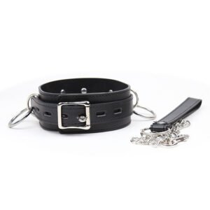 3 Ring Collar + Lash Black