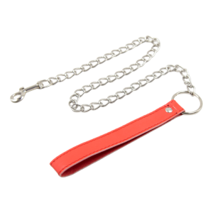 Chain Leash Red