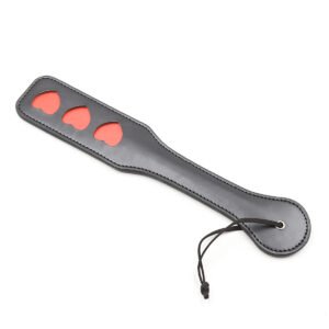 Heart Paddle 32cm Black/Red - Black/ Red