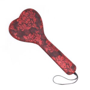 Heart Paddle 28cm Red/Black - Red / Black