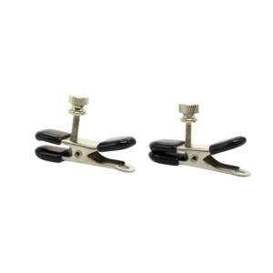 Nipple Clamps Silver/Black - Silver / Black