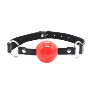 Ball Gag Black/Red - Black/ Red