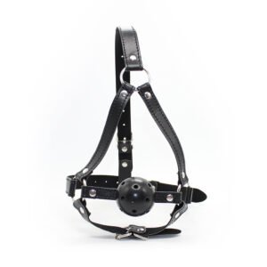 Full Head Ball Gag Black