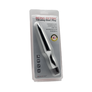 Vibrating Anal Plug 4.5" Silver