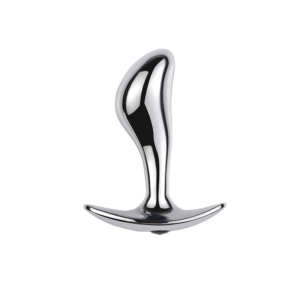 Thumb shape Buttplug Medium Silver