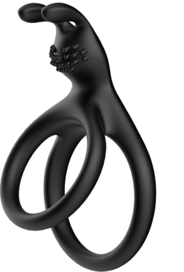 Double Cockring nr.08 Black