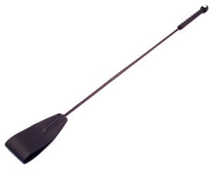 Leather Riding Crop Black