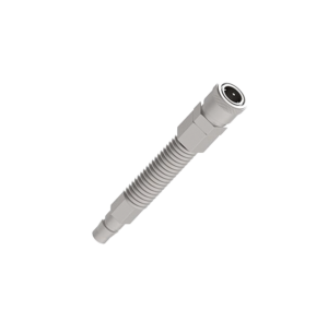 Sex Machine - Flexibele Fast Click Stang 120 MM Silver