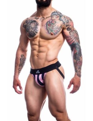 Jockstrap - M - (Stripes) Pink