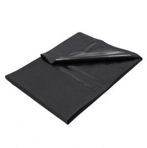 PVC bed sheet black 200x220