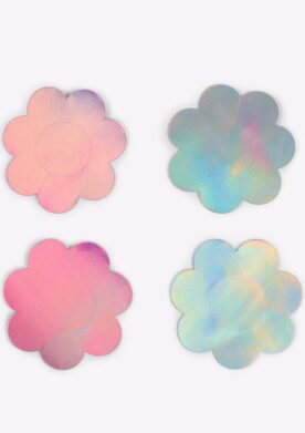 Flower Nipple Pasties 2 Pair - MULTICOLOR