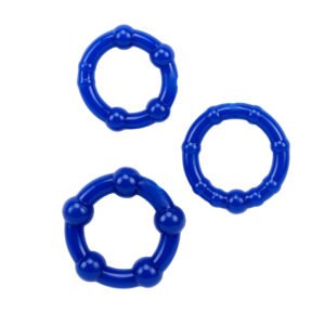 Beaded Cockrings Blue