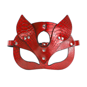 Fox Eye Mask Crocodile Red