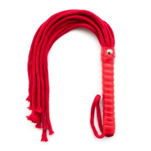 Rope flogger 49cm red