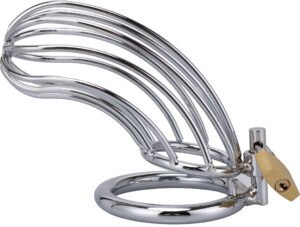 Apollo Cock Cage 50mm Silver