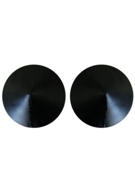 PU Leather Nipple Covers - BLACK O/S