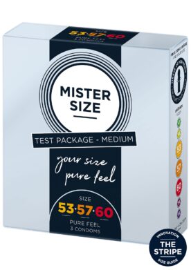 MISTER SIZE 53-57-60mm 3-pack - NATUREL