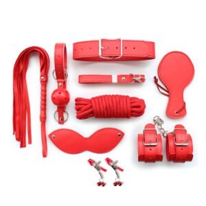 BDSM Set D (9pcs) Red