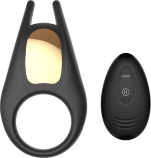 PR1 - Remote Control Penis Ring Black