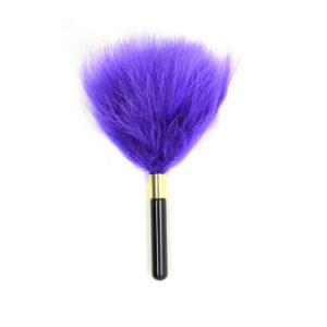Feather tickler 18cm purple