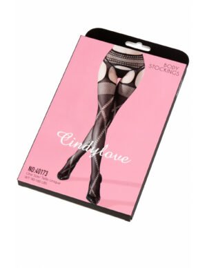 Suspender Tights OS Black