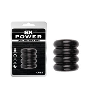 Quad-Play Cockring Black