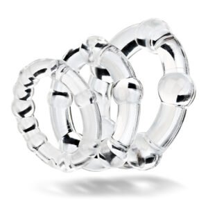 Cockring set (3pcs) Clear