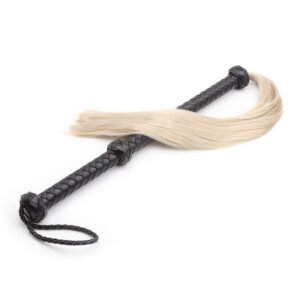 Pony hair flogger 92cm black