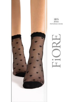 Iris socks 20 DEN OS black