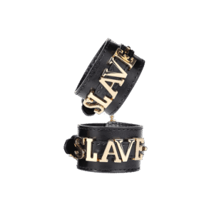 Hand Cuffs Slave Black